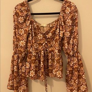Alter’d state floral crop top
